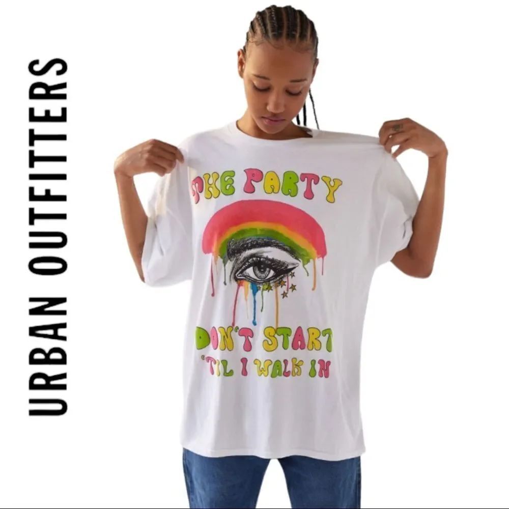 NEW Kesha Urban Outfitters UO T-Shirt Shirt Tee Dress S/M